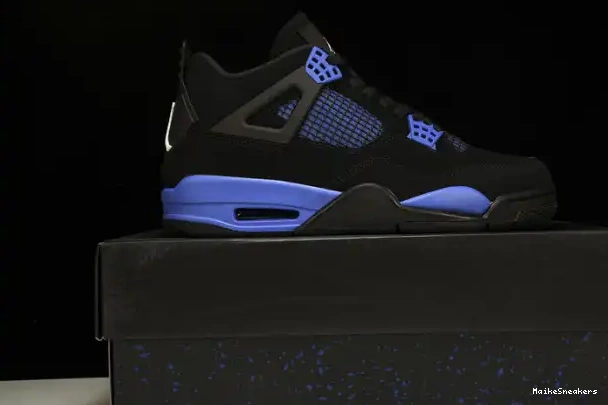 MaikeSneakers Royal Black CT8527-018 Jordan Game Retro 4 0324
